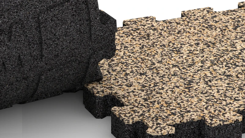 Udskåret puslespilsforbindelse uden fase