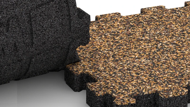 Udskåret puslespilsforbindelse uden fase