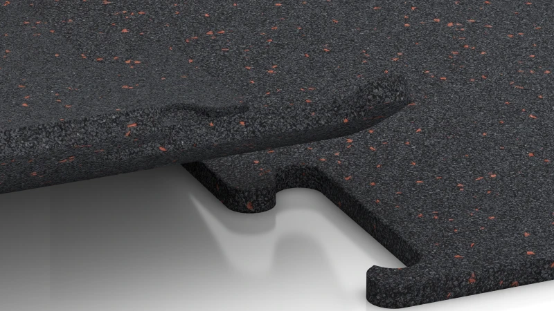 Udskåret puslespilsforbindelse uden fase