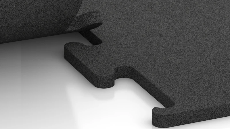 Udskåret puslesamling uden fas