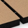 Großaufnahme vom Verbindungssystem von WARCO-Boden 6234 - Faldsikringsfliser im Farbdesign Sandbeige. Abmessungen 50 x 50 x 8 cm.