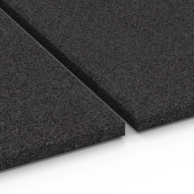 Großaufnahme vom Verbindungssystem von WARCO-Boden 6379 - Staldmåtte im Farbdesign Antracit. Abmessungen 100 x 100 x 3 cm | 1,00 m².