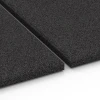 Großaufnahme vom Verbindungssystem von WARCO-Boden 6381 - Staldmåtte im Farbdesign Antracit. Abmessungen 100 x 50 x 3 cm | 0,50 m².