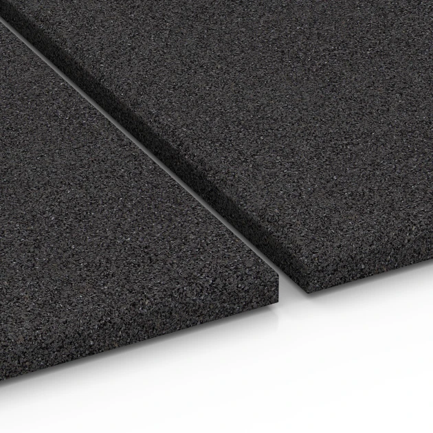 Großaufnahme vom Verbindungssystem von WARCO-Boden 6381 - Staldmåtte im Farbdesign Antracit. Abmessungen 100 x 50 x 3 cm | 0,50 m².