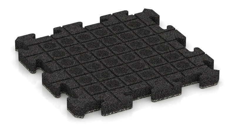 Dræningskanaler og kupler i kvadratisk mønster