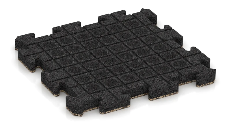 Dræningskanaler og kupler i kvadratisk mønster