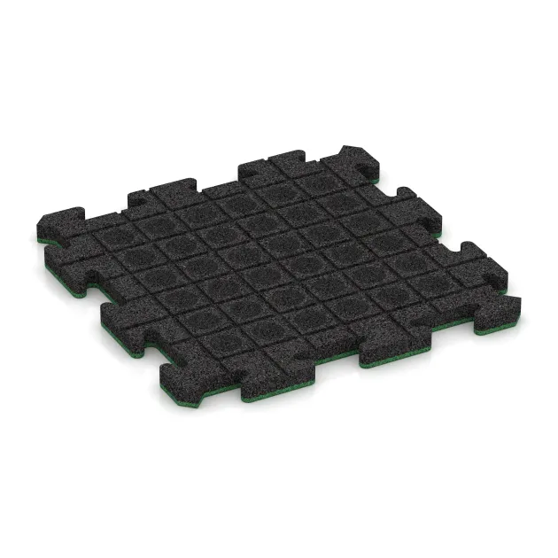 Aufsicht auf die Unterseite, also die Bodenseite von WARCO-Formteil 5297 - Poolflise im Format 500 x 500 x 30 mm.