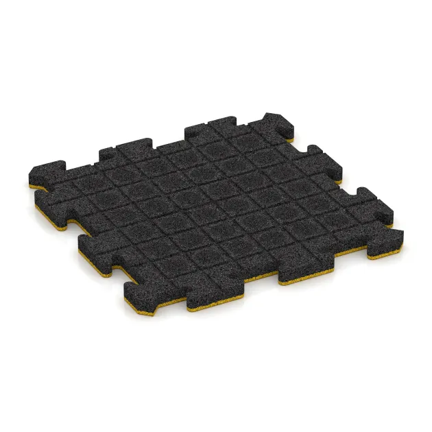 Aufsicht auf die Unterseite, also die Bodenseite von WARCO-Formteil 5293 - Poolflise im Format 500 x 500 x 30 mm.