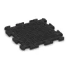 Aufsicht auf die Unterseite, also die Bodenseite von WARCO-Formteil 4540 - Hundesportgulv HD im Format 500 x 500 x 30 mm.