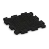 Aufsicht auf die Unterseite, also die Bodenseite von WARCO-Formteil 2803 - Hundesportgulv HD im Format 500 x 500 x 30 mm.