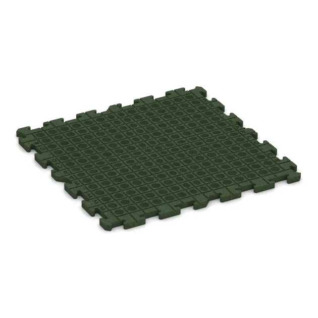 Aufsicht auf die Unterseite, also die Bodenseite von WARCO-Formteil 3362 - Hundesportgulv HD im Format 1000 x 1000 x 30 mm.