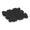 Aufsicht auf die Unterseite, also die Bodenseite von WARCO-Formteil 4563 - Gummibelægning til sport HD im Format 500 x 500 x 50 mm.