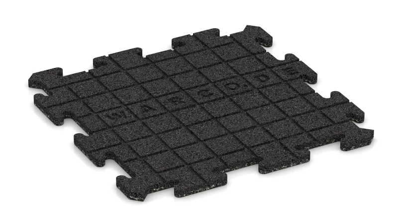 Dræningsriller i kvadratisk mønster – 4 mm dybe