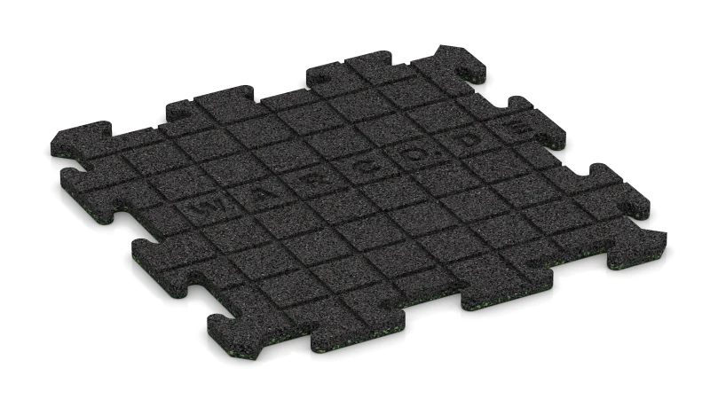 Dræningsriller i kvadratisk mønster – 4 mm dybe