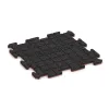 Aufsicht auf die Unterseite, also die Bodenseite von WARCO-Formteil 6218 - Sportsplade 1,8 cm im Format 500 x 500 x 18 mm.