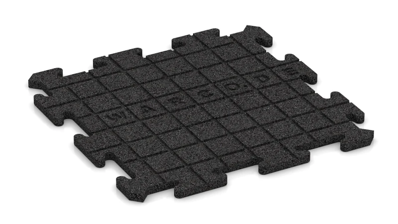 Dræningsriller i kvadratisk mønster – 4 mm dybe