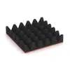 Aufsicht auf die Unterseite, also die Bodenseite von WARCO-Formteil 5639 - Faldunderlag – gummiflise 10 cm - EN 1177 ≤ 300 cm im Format 500 x 500 x 100 mm.