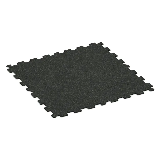 Aufsicht auf die Unterseite, also die Bodenseite von WARCO-Formteil 1058 - Fitnessgulv Kompakt im Format 970 x 970 x 8 mm | 0,94 m.