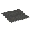 Aufsicht auf die Unterseite, also die Bodenseite von WARCO-Formteil 6454 - Fitnessgulv Kompakt im Format 100 × 100 × 0,8 cm.
