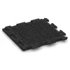Aufsicht auf die Unterseite, also die Bodenseite von WARCO-Formteil 1298 - Gangfliser Classic im Format 500 x 500 x 40 mm.