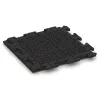 Aufsicht auf die Unterseite, also die Bodenseite von WARCO-Formteil 1305 - Gangfliser Classic im Format 500 x 500 x 40 mm.