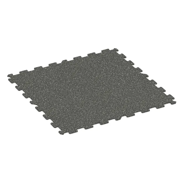 Aufsicht auf die Unterseite, also die Bodenseite von WARCO-Formteil 1019 - Fitnessgulv Kompakt im Format 970 x 970 x 8 mm | 0,94 m.