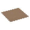 Aufsicht auf die Unterseite, also die Bodenseite von WARCO-Formteil 1023 - Fitnessgulv Kompakt im Format 970 x 970 x 8 mm | 0,94 m.