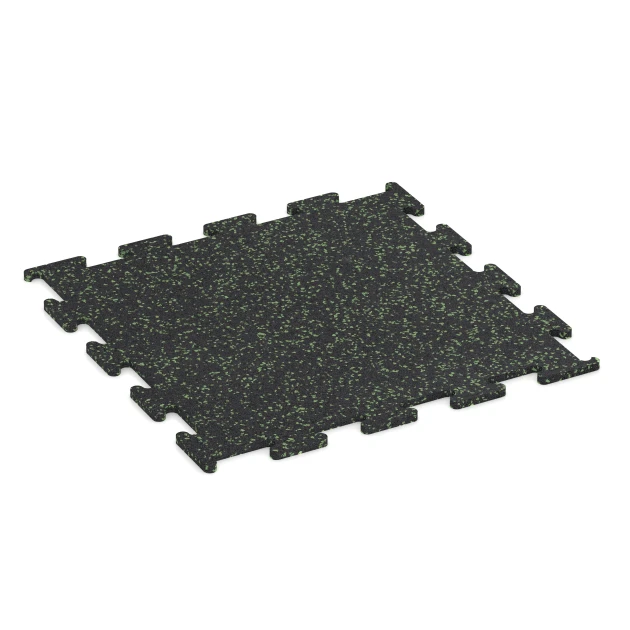 Aufsicht auf die Unterseite, also die Bodenseite von WARCO-Formteil 3767 - Fitness Performance Elite Træningsgulv im Format 50 x 50 x 1 cm | 0,25 m².
