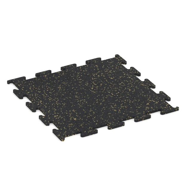 Aufsicht auf die Unterseite, also die Bodenseite von WARCO-Formteil 3764 - Fitness Performance Elite Træningsgulv im Format 50 x 50 x 1 cm | 0,25 m².