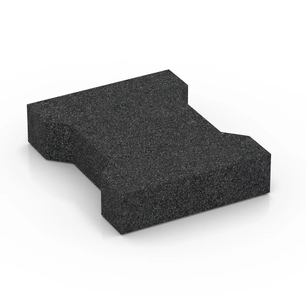 Aufsicht auf die Unterseite, also die Bodenseite von WARCO-Formteil 7068 - Belægningssten im Format 20 x 16,5 x 4,5 cm | 0,0278 m².