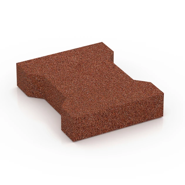 Aufsicht auf die Unterseite, also die Bodenseite von WARCO-Formteil 7069 - Belægningssten im Format 20 x 16,5 x 4,5 cm | 0,0278 m².