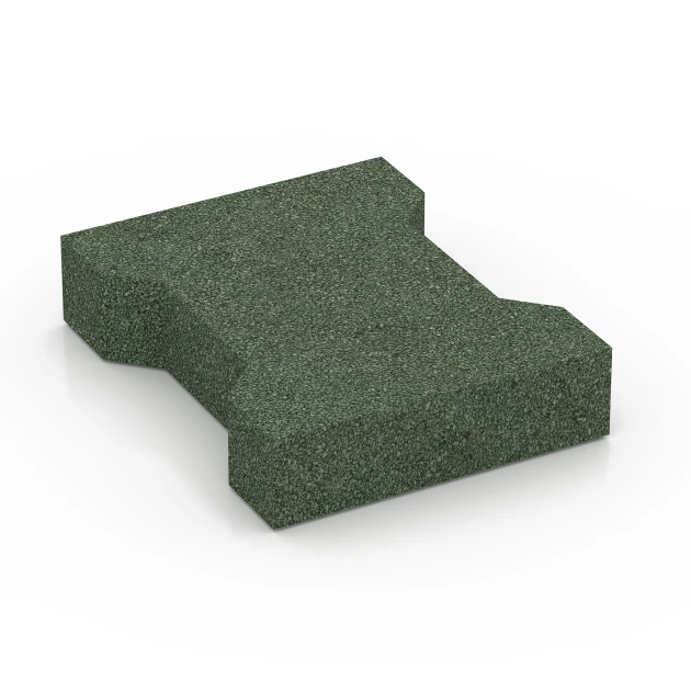 Aufsicht auf die Unterseite, also die Bodenseite von WARCO-Formteil 7070 - Belægningssten im Format 20 x 16,5 x 4,5 cm | 0,0278 m².