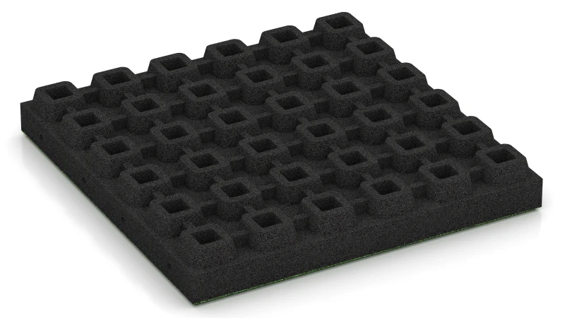 Dræningsfødder med hulrum