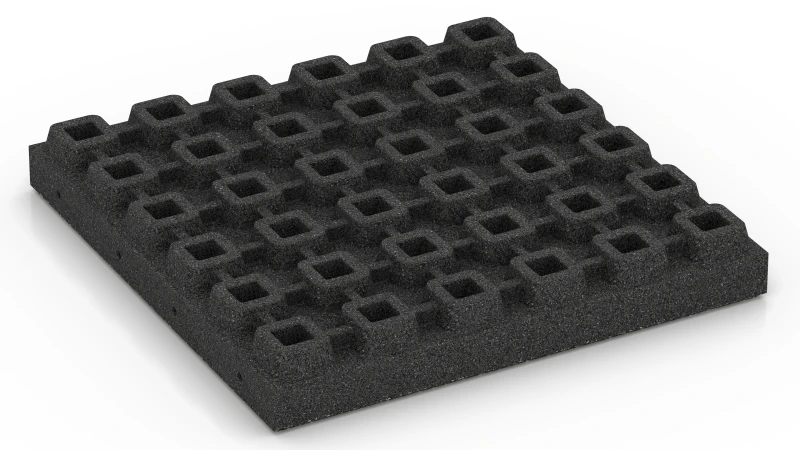 Dræningsfødder med hulrum