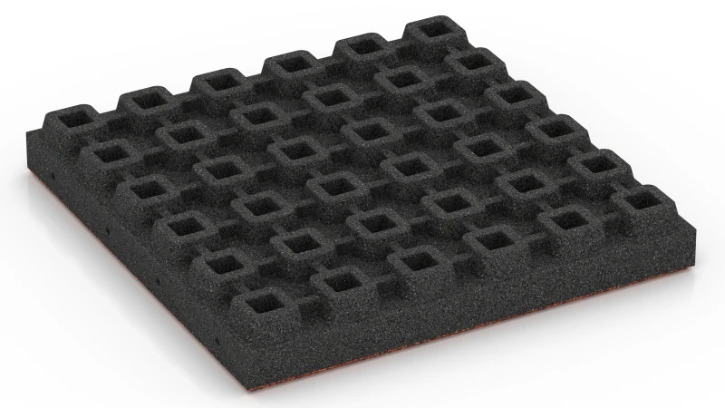 Dræningsfødder med hulrum