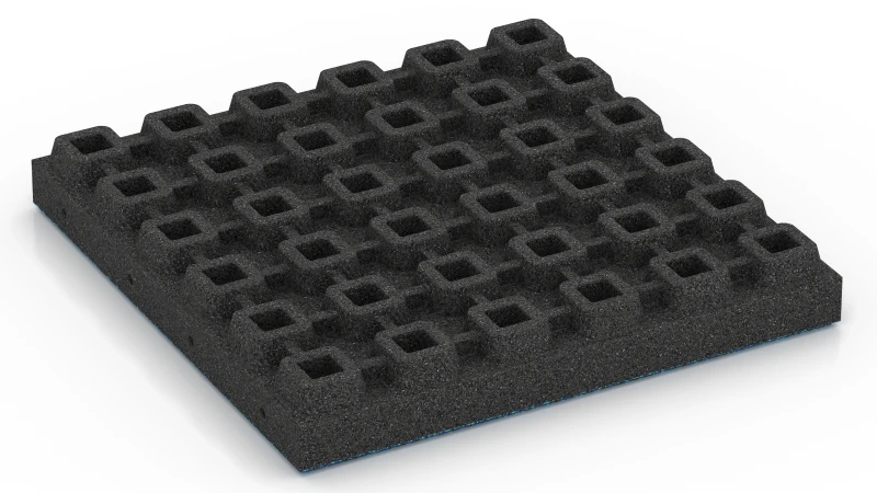 Dræningsfødder med hulrum