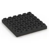 Aufsicht auf die Unterseite, also die Bodenseite von WARCO-Formteil 6448 - Faldsikringsflise – 210 cm im Format 50 x 50 x 7 cm.
