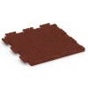 Aufsicht auf die Unterseite, also die Bodenseite von WARCO-Formteil 7053 - Gummiflise Linea im Format 50 x 50 x 3 cm | 0,25 m².