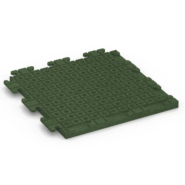 Aufsicht auf die Unterseite, also die Bodenseite von WARCO-Formteil 7054 - Gummiflise Linea im Format 50 x 50 x 3 cm | 0,25 m².