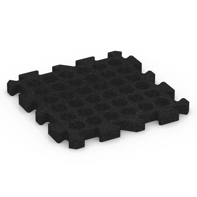 Aufsicht auf die Unterseite, also die Bodenseite von WARCO-Formteil 6302 - Faldsikringsflise med puslesamling im Format 50 x 50 x 4 cm | 0,25 m².