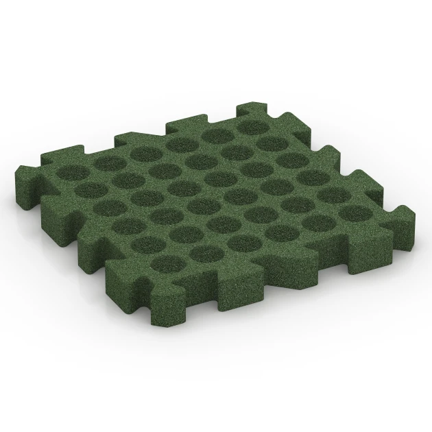 Aufsicht auf die Unterseite, also die Bodenseite von WARCO-Formteil 6407 - Faldsikringsflise – 220 cm im Format 50 x 50 x 6 cm | 0,25 m².
