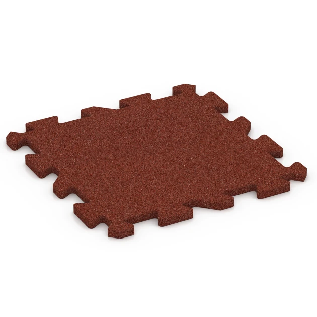 Aufsicht auf die Unterseite, also die Bodenseite von WARCO-Formteil 6984 - Fitnessgulv im Format 50 x 50 x 2 cm | 0,25 m².