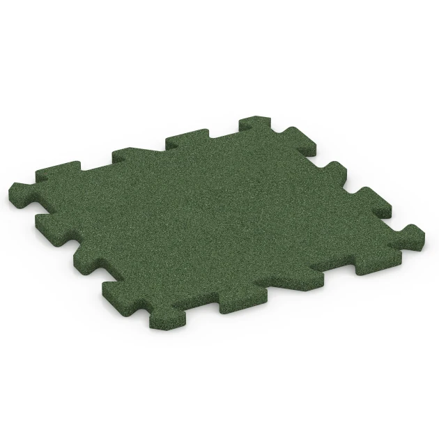 Aufsicht auf die Unterseite, also die Bodenseite von WARCO-Formteil 6985 - Fitnessgulv im Format 50 x 50 x 2 cm | 0,25 m².