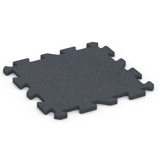 Aufsicht auf die Unterseite, also die Bodenseite von WARCO-Formteil 6986 - Fitnessgulv im Format 50 x 50 x 2 cm | 0,25 m².
