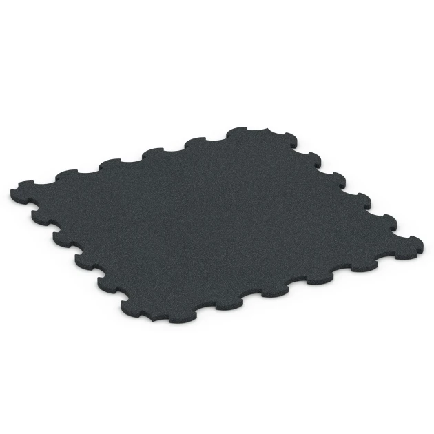 Aufsicht auf die Unterseite, also die Bodenseite von WARCO-Formteil 6377 - Fitness Beskyttelsesmåtte im Format 102,5 x 102,5 x 2 cm | 1,05 m².
