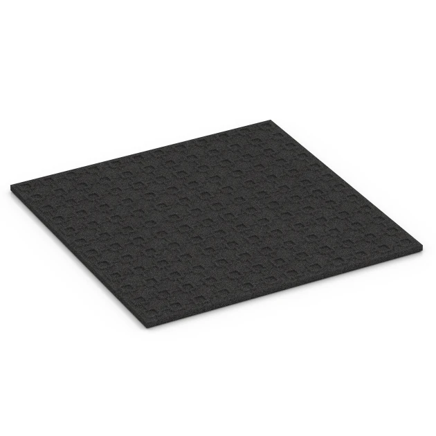 Aufsicht auf die Unterseite, also die Bodenseite von WARCO-Formteil 6379 - Staldmåtte im Format 100 x 100 x 3 cm | 1,00 m².