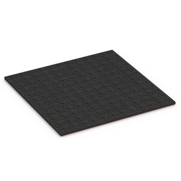 Aufsicht auf die Unterseite, also die Bodenseite von WARCO-Formteil 6380 - Staldmåtte im Format 100 x 100 x 3 cm | 1,00 m².