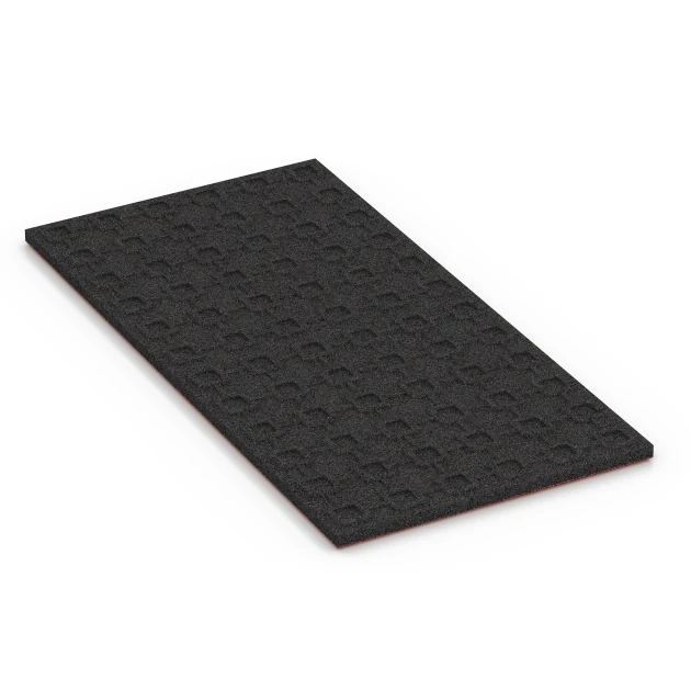 Aufsicht auf die Unterseite, also die Bodenseite von WARCO-Formteil 6382 - Staldmåtte im Format 100 x 50 x 3 cm | 0,50 m².