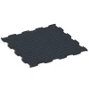Aufsicht auf die Unterseite, also die Bodenseite von WARCO-Formteil 6864 - Fitnessgulv Max System im Format 44,6 x 44,6 x 1,8 cm.