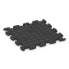 Aufsicht auf die Unterseite, also die Bodenseite von WARCO-Formteil 6842 - Fitness Active gulvflise im Format 46 x 46 × 2,8 cm.